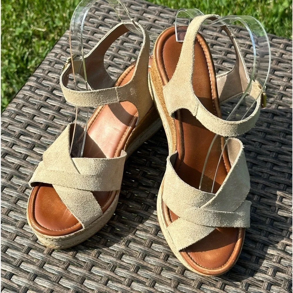 Coach Wedge Heels with Buckle Closure